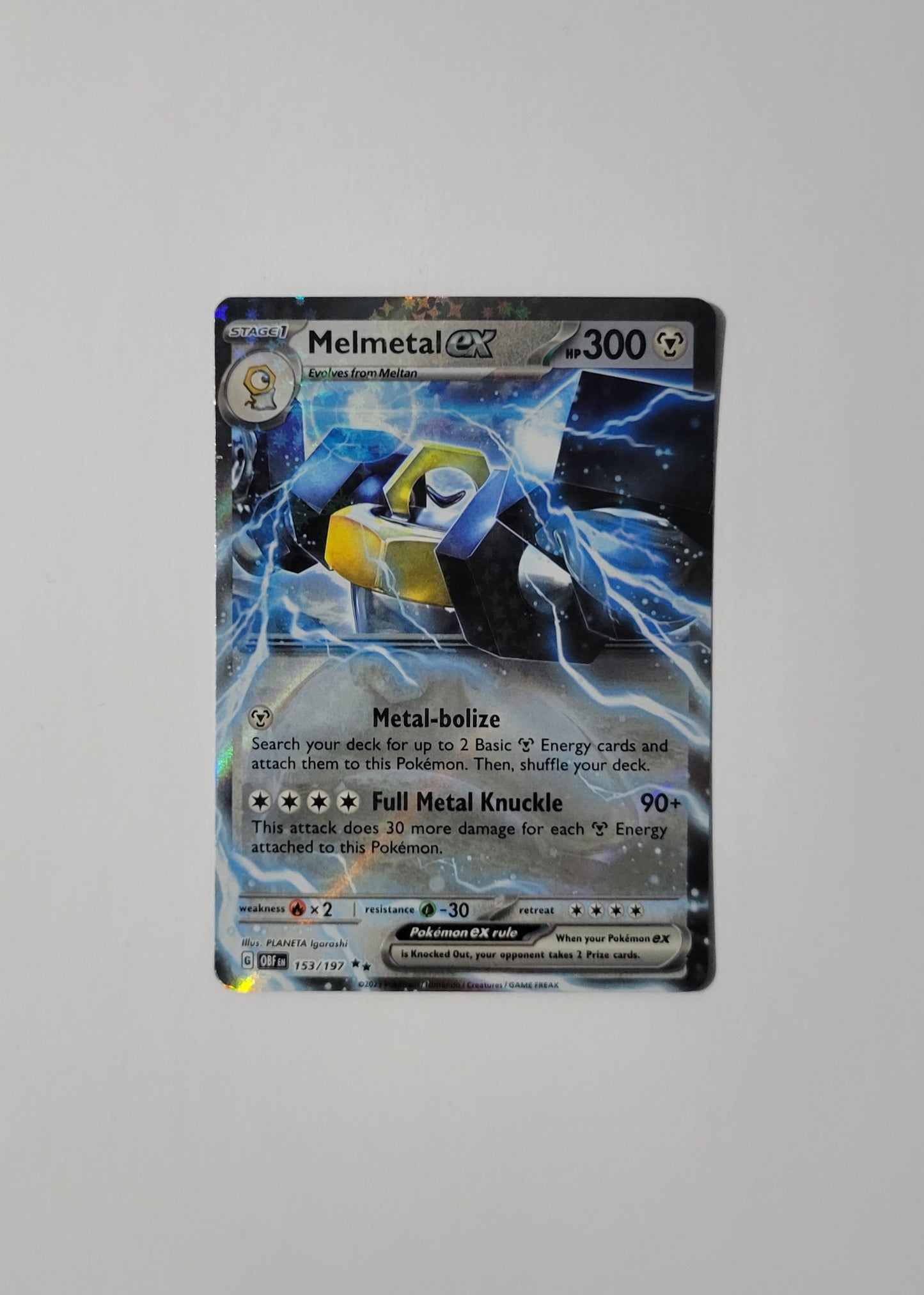 Melmetal ex 153/197 - Obsidian Flames