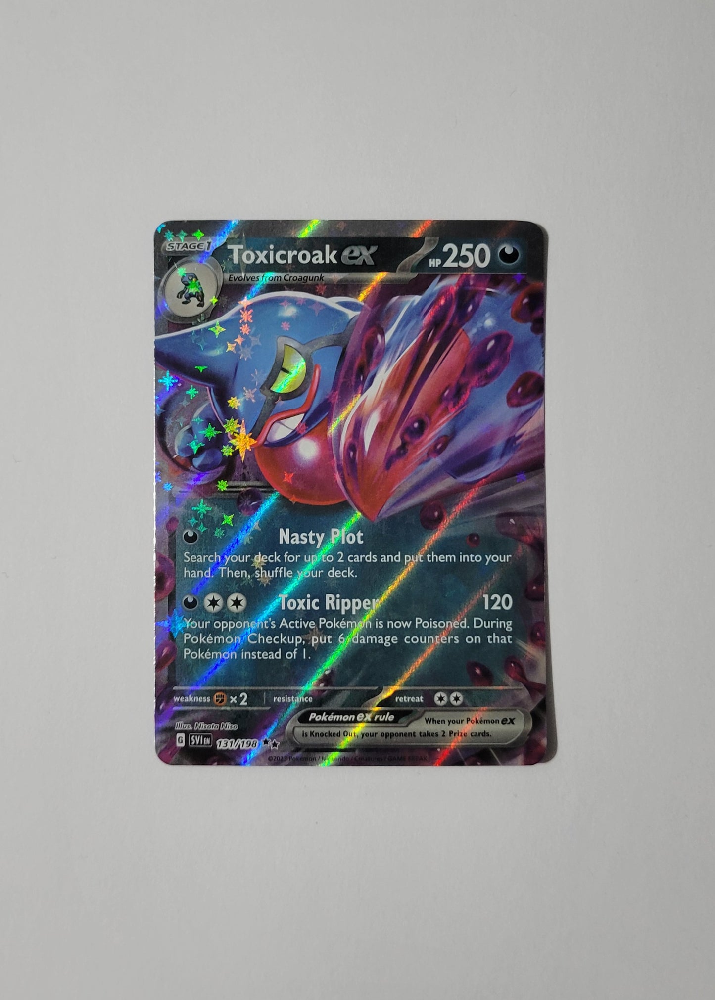 Toxicroak ex 131/198 - Scarlet & Violet