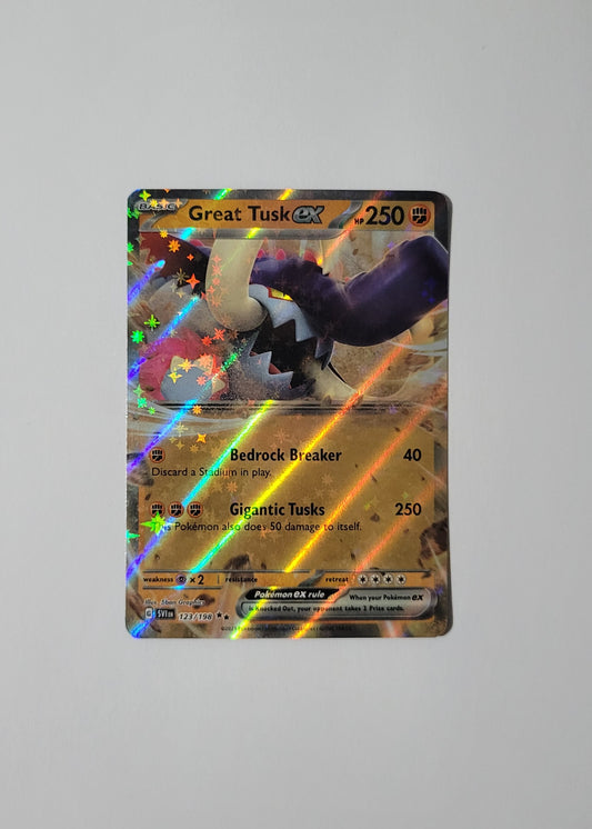 Great Tusk ex 123/198 - Scarlet & Violet