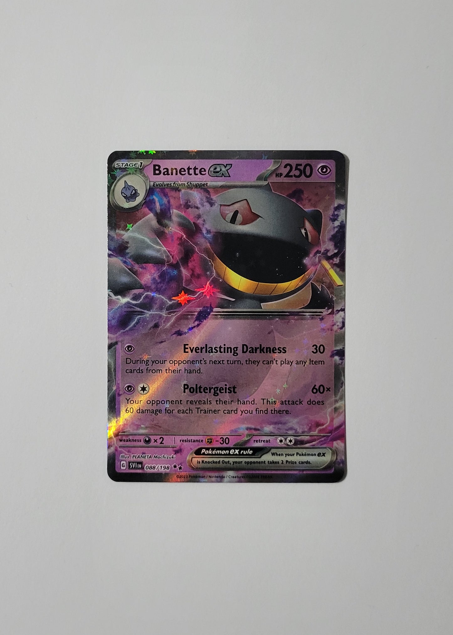 Banette ex 088/198 - Scarlet & Violet