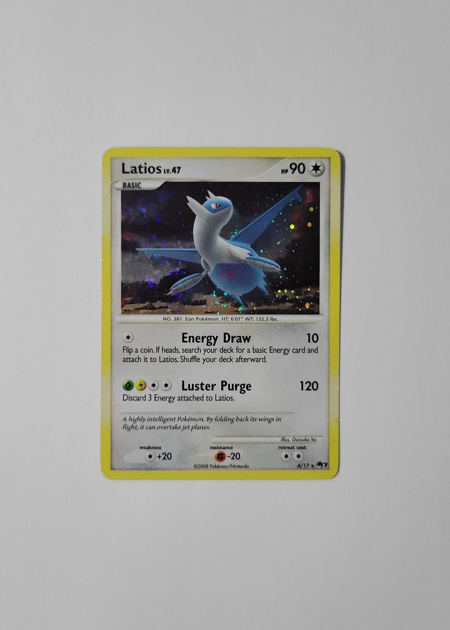 Latios LV.47 4/17 - Pop Series 7