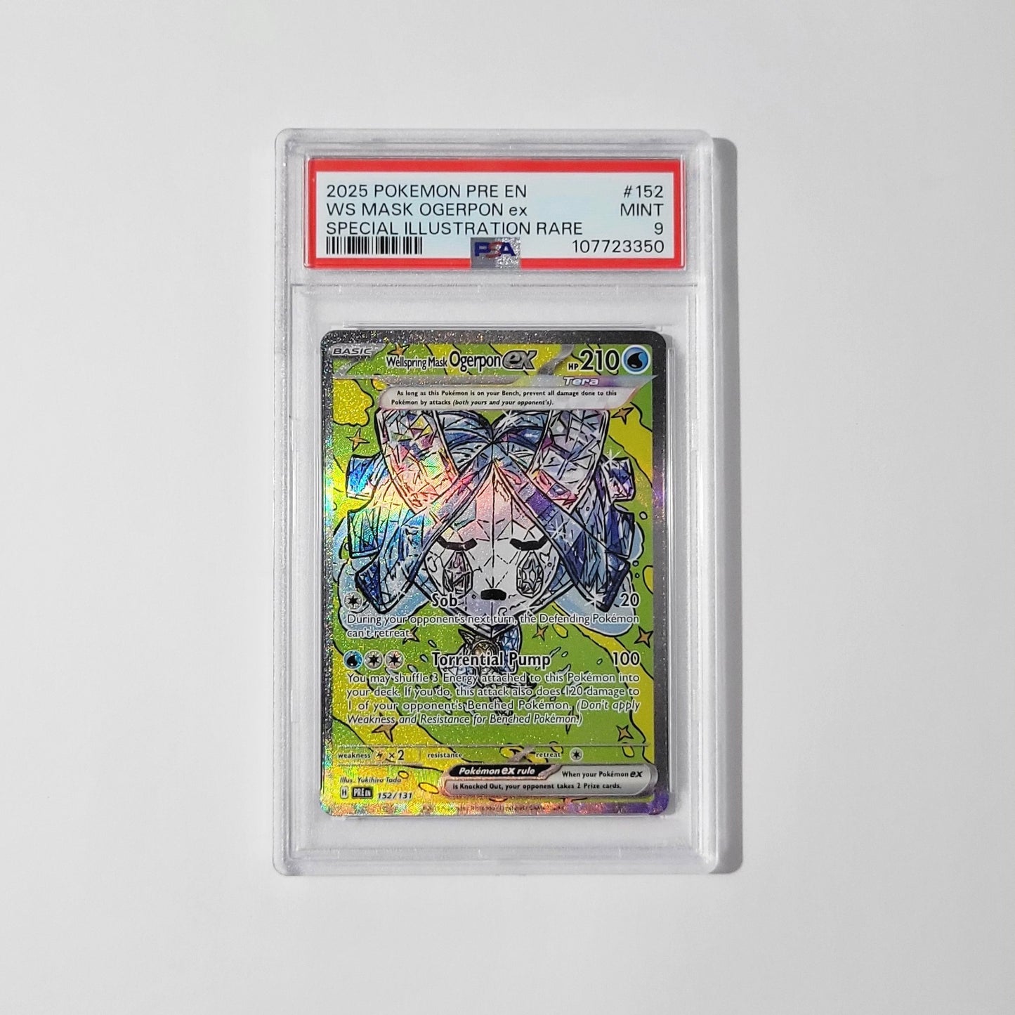 Wellspring Mask Ogerpon ex 152/131 - Prismatic Evolutions- PSA 9