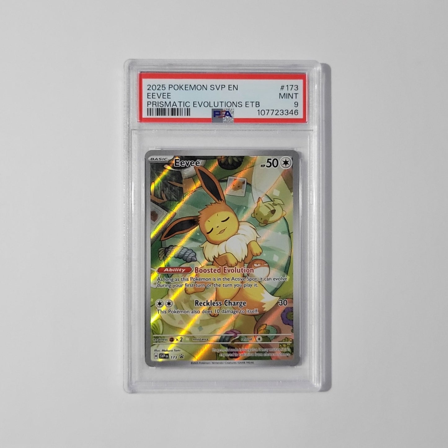 Eevee SVP173 - Black Star Promo- PSA 9