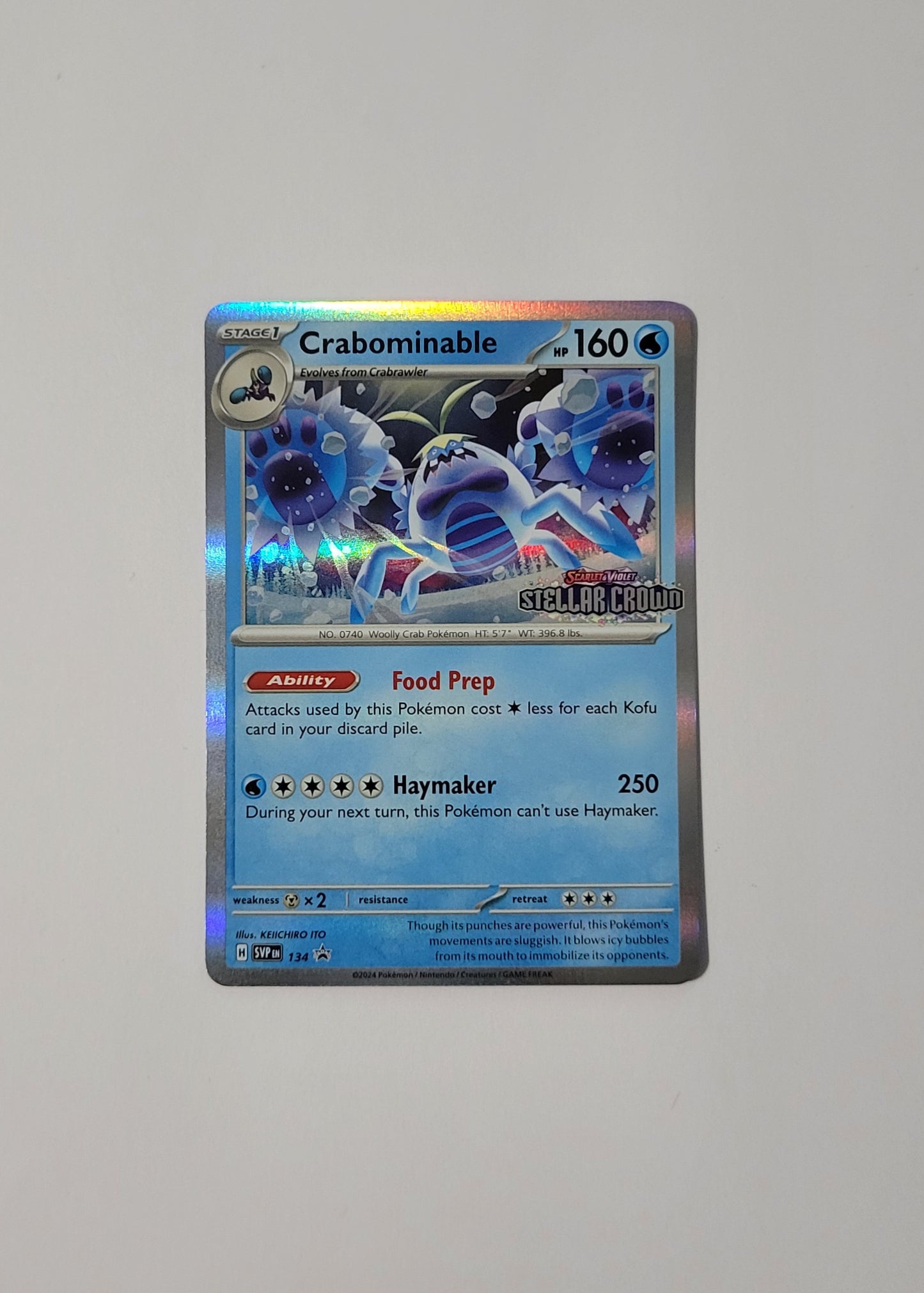 Crabominable SVP134 (Stamped) - Black Star Promo