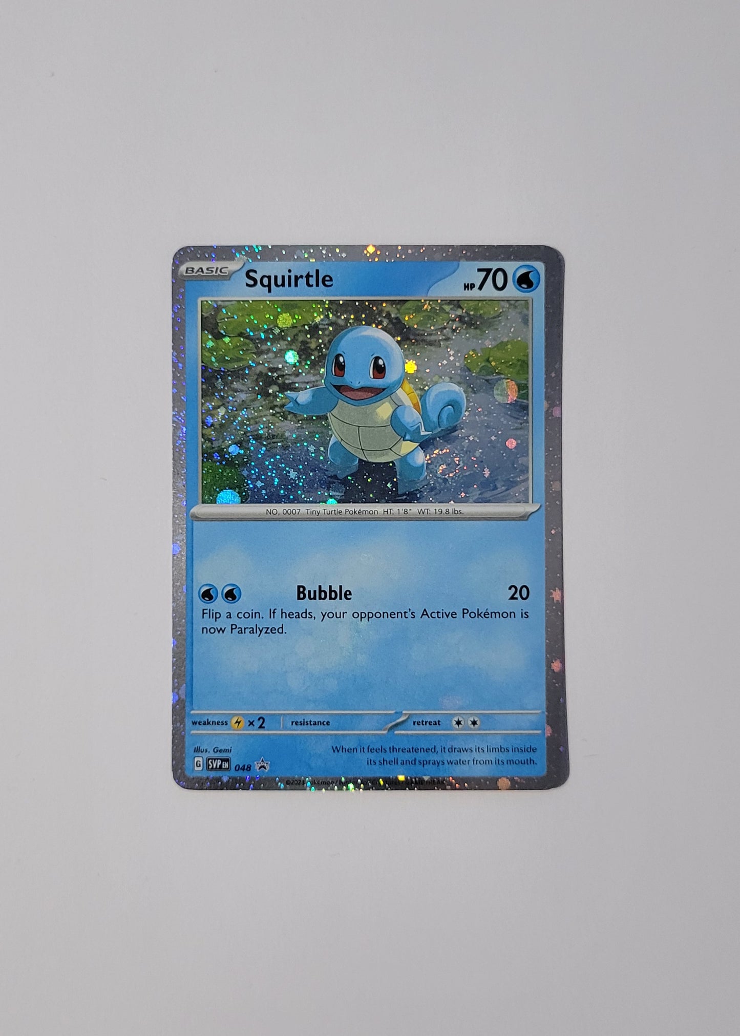 Squirtle SVP048 - Black Star Promo