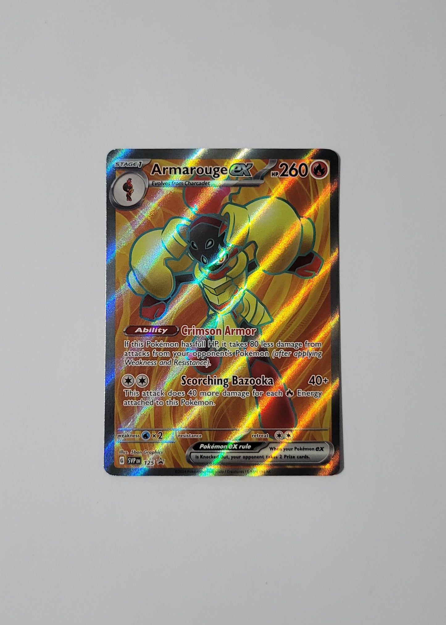 Armarouge ex SVP125 - Black Star Promo