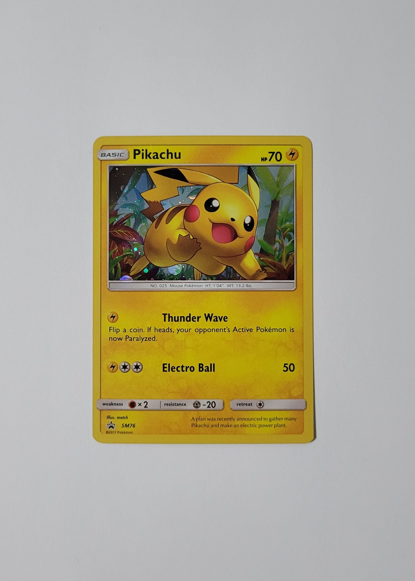 Pikachu SM76 - Black Star Promo