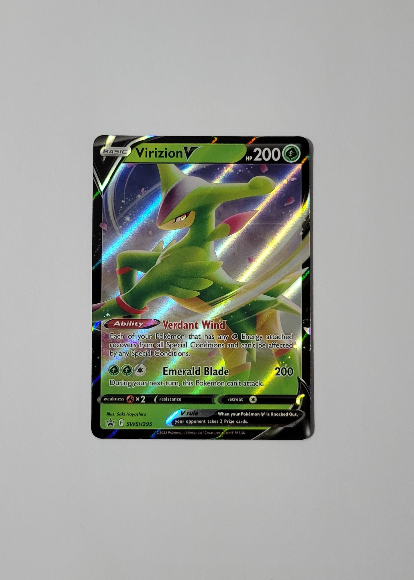 Virizion V SWSH295 - Black Star Promo