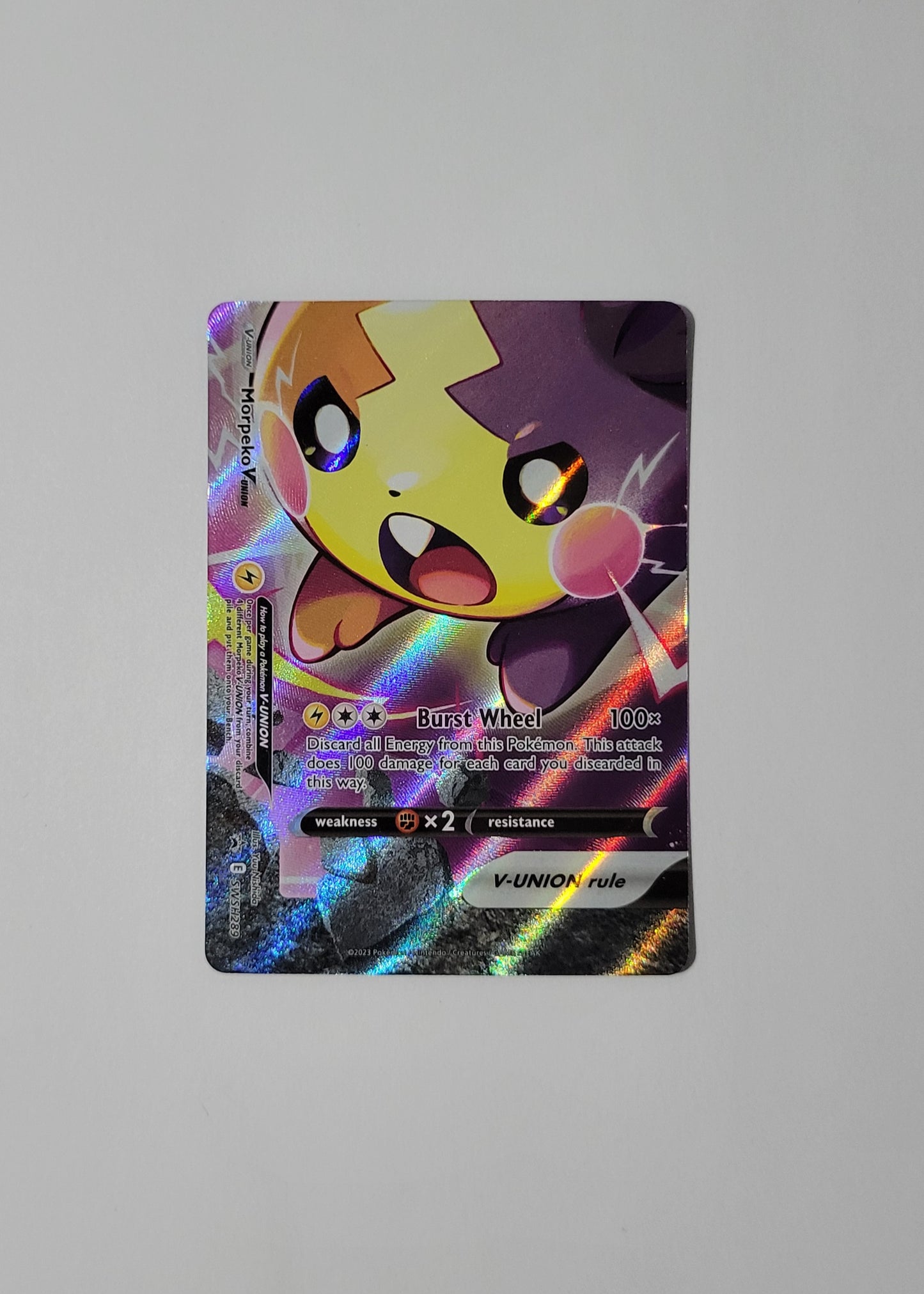 Morpeko V-Union SWSH289 - Black Star Promo