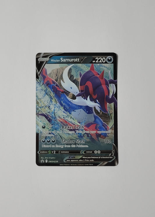 Hisuian Samurott V SWSH239 - Black Star Promo