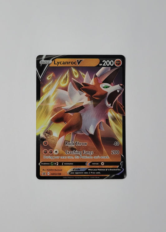 Lycanroc V SWSH199 - Black Star Promo