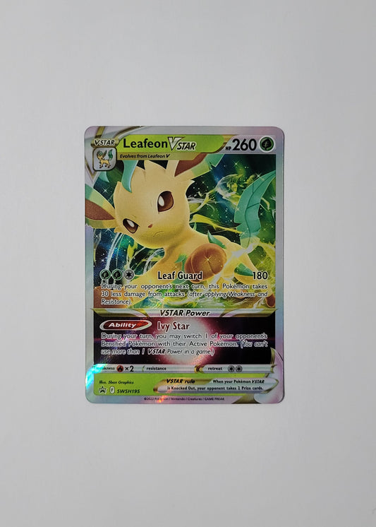Leafeon VSTAR SWSH195 - Black Star Promo