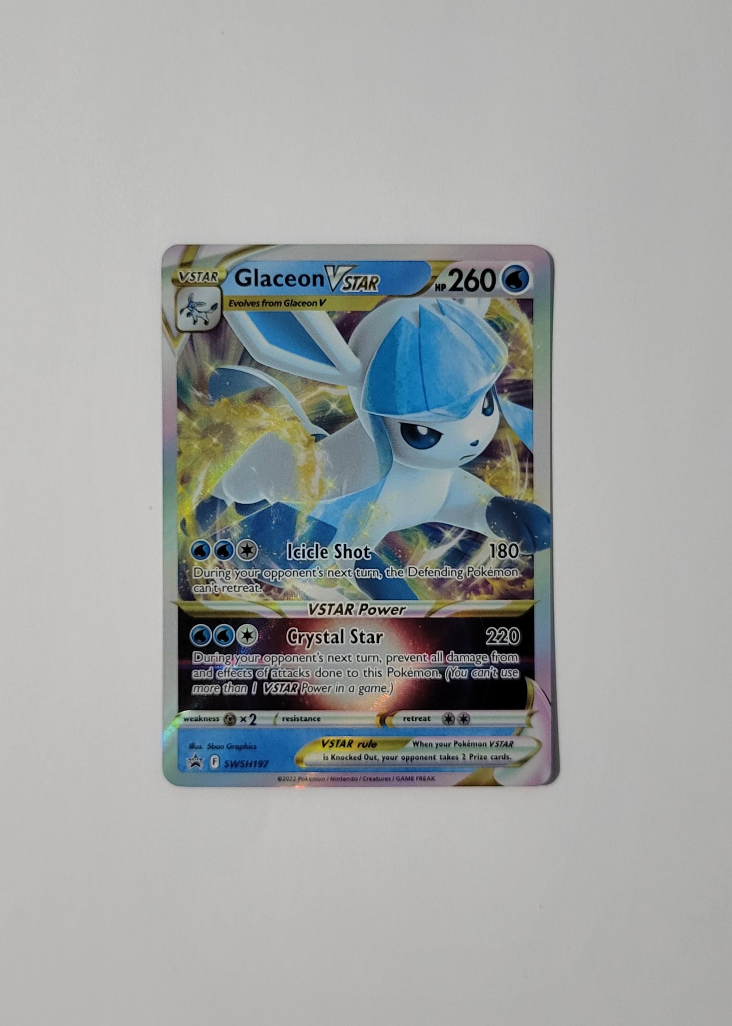 Glaceon VSTAR SWSH197 - Black Star Promo