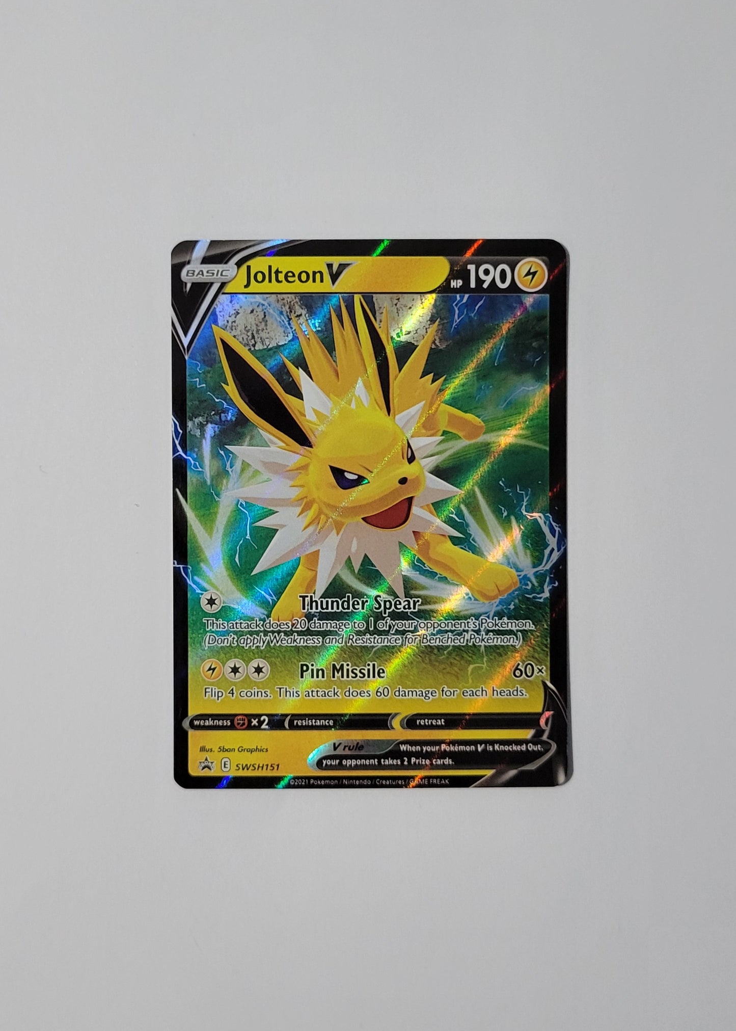 Jolteon V SWSH151 - Black Star Promo