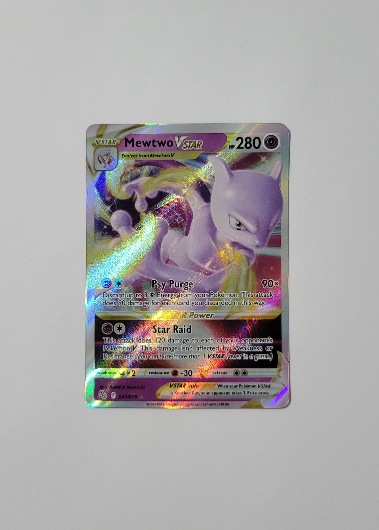Mewtwo VSTAR 031/078 - Pokémon Go