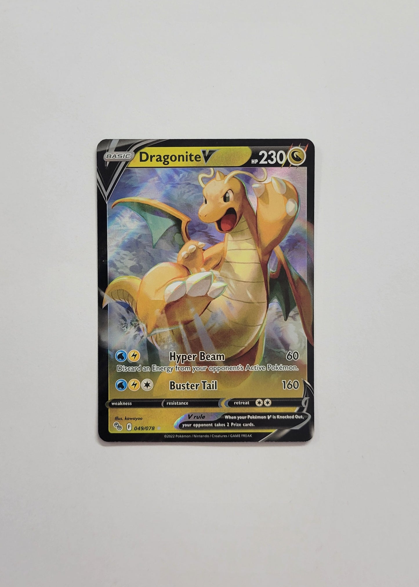 Dragonite V 049/078 - Pokémon Go