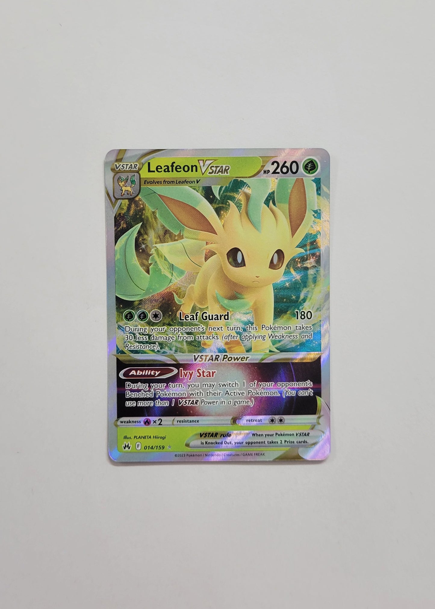 Leafeon VSTAR 014/159 - Crown Zenith