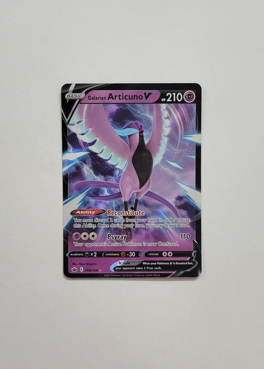 Galarian Articuno V 058/198 - Chilling Reign
