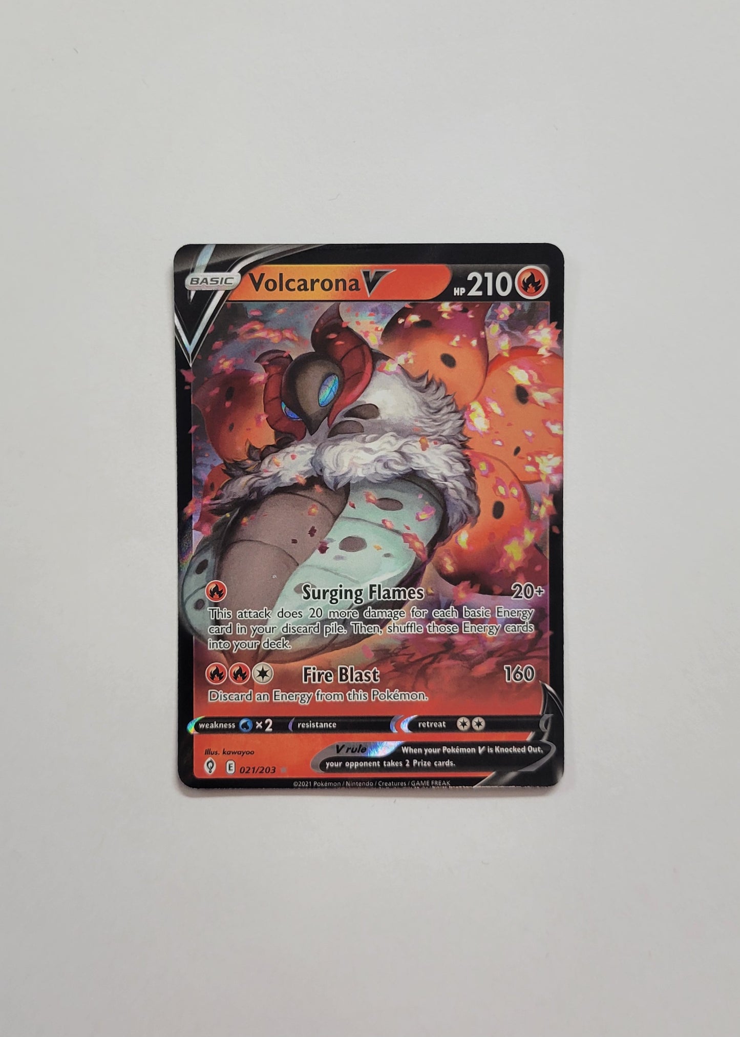 Volcarona V 021/203 - Evolving Skies
