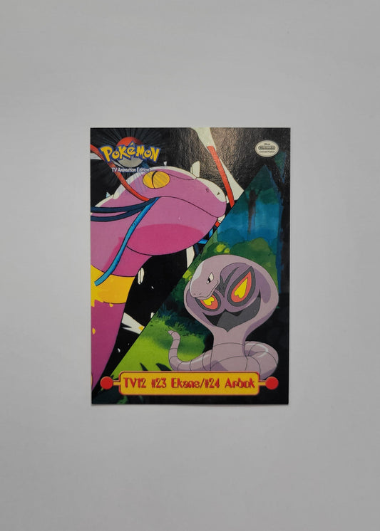 TV12 #23 Ekans/#24 Arbok - Topps TV Animation Edition