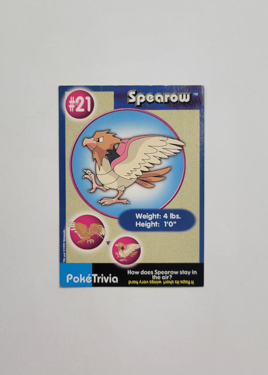 #21 Spearow - Burger King PokéTrivia