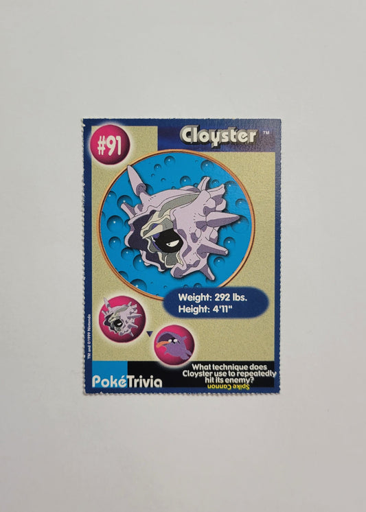 #91 Cloyster - Burger King PokéTrivia