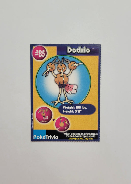 #85 Dodrio - Burger King PokéTrivia