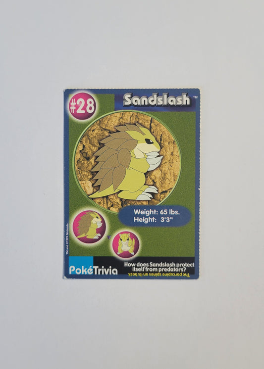 #28 Sandslash - Burger King PokéTrivia