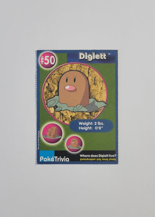 #50 Diglett - Burger King PokéTrivia