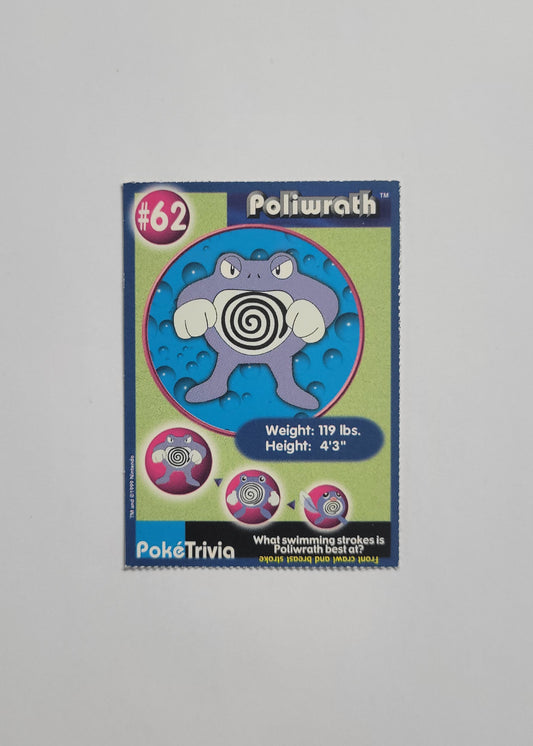 #62 Poliwrath - Burger King PokéTrivia