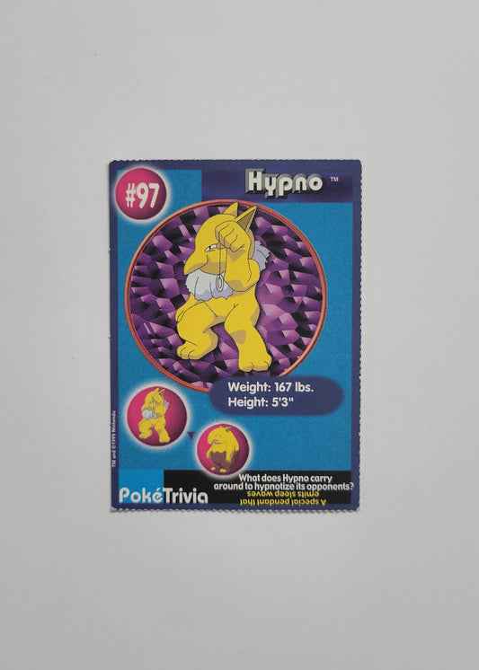 #97 Hypno - Burger King PokéTrivia