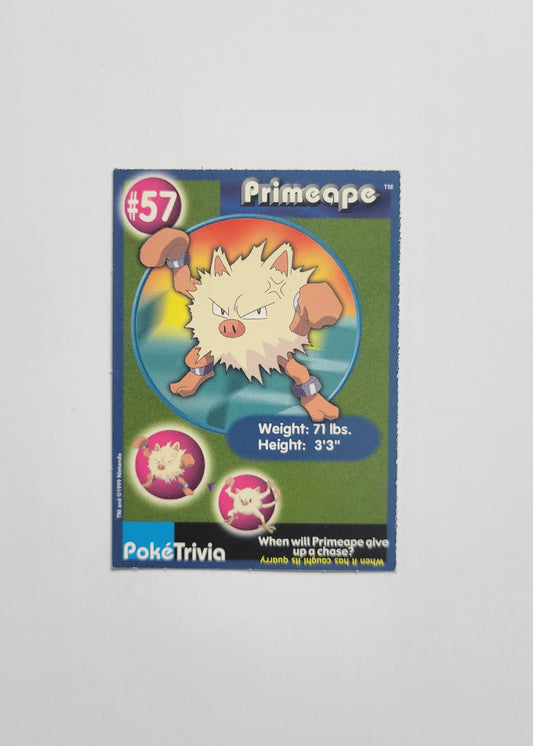 #57 Primeape - Burger King PokéTrivia