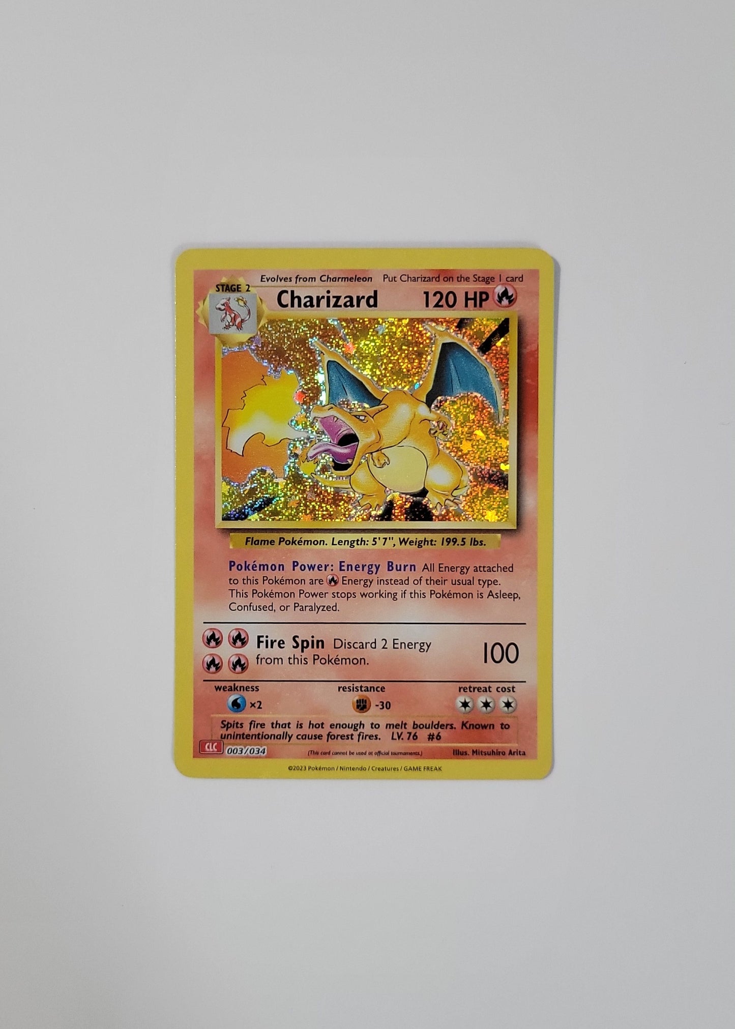 Charizard 003/034 - Trading Card Game Classic