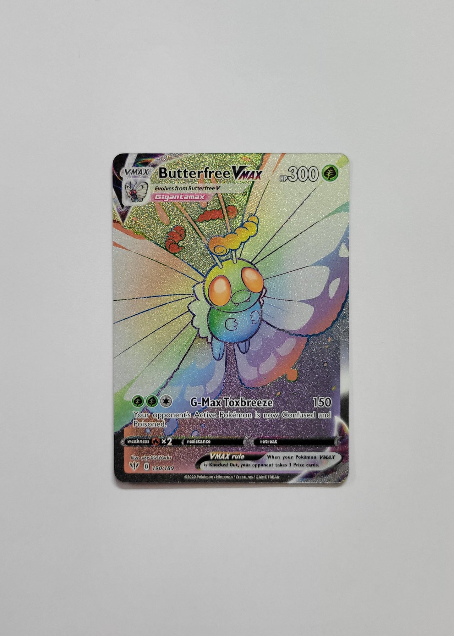 Butterfree VMAX 190/189 - Darkness Ablaze