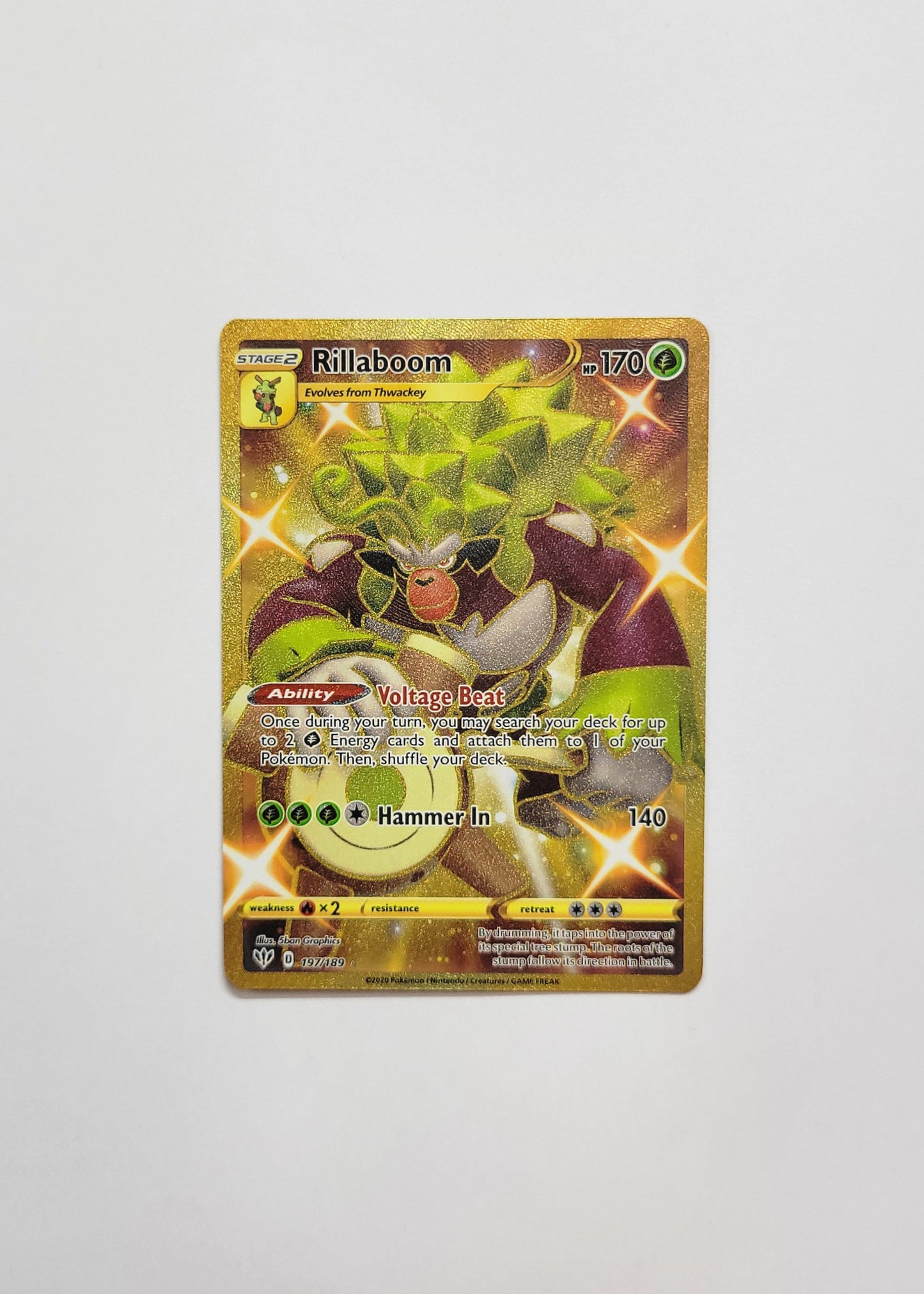 Rillaboom 197/189 - Darkness Ablaze