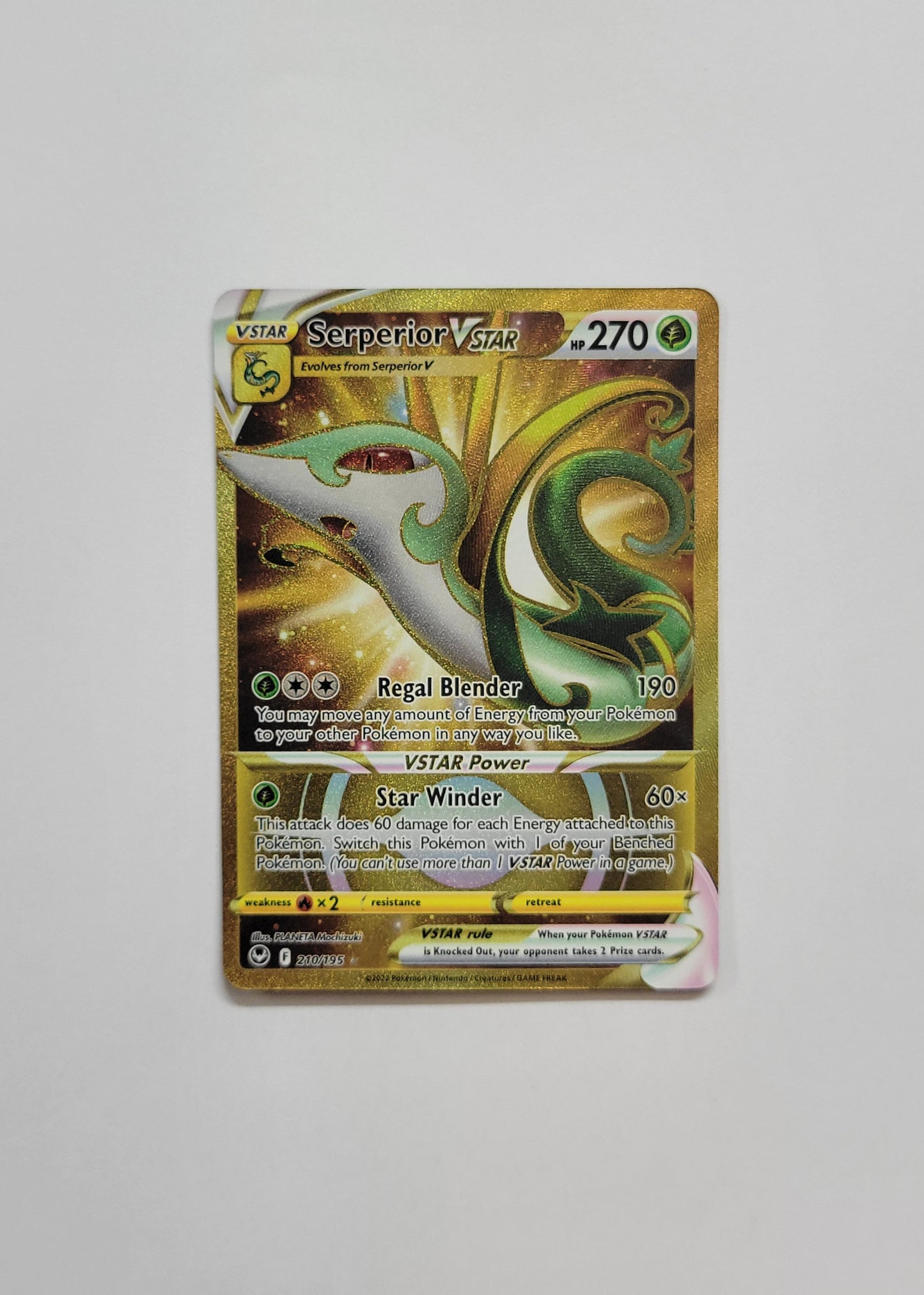Serperior VSTAR 210/195 - Silver Tempest