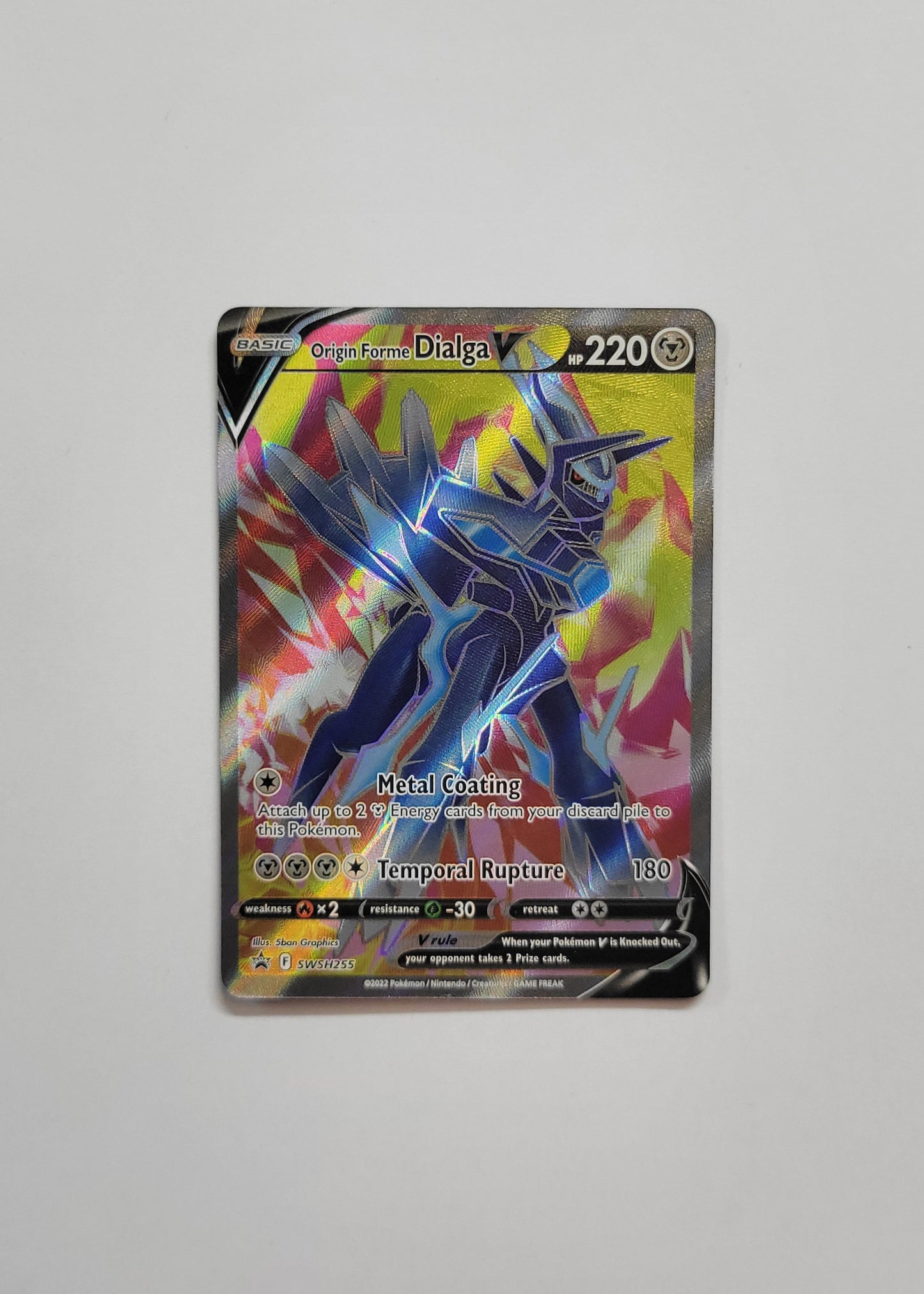 Origin Forme Dialga V SWSH255 - Black Star Promo