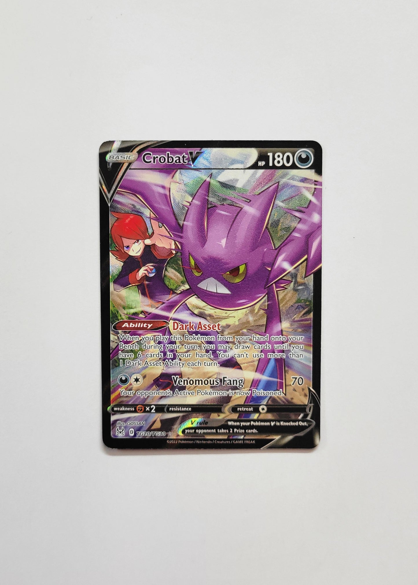 Crobat V TG20/TG30 - Lost Origin: Trainer Gallery