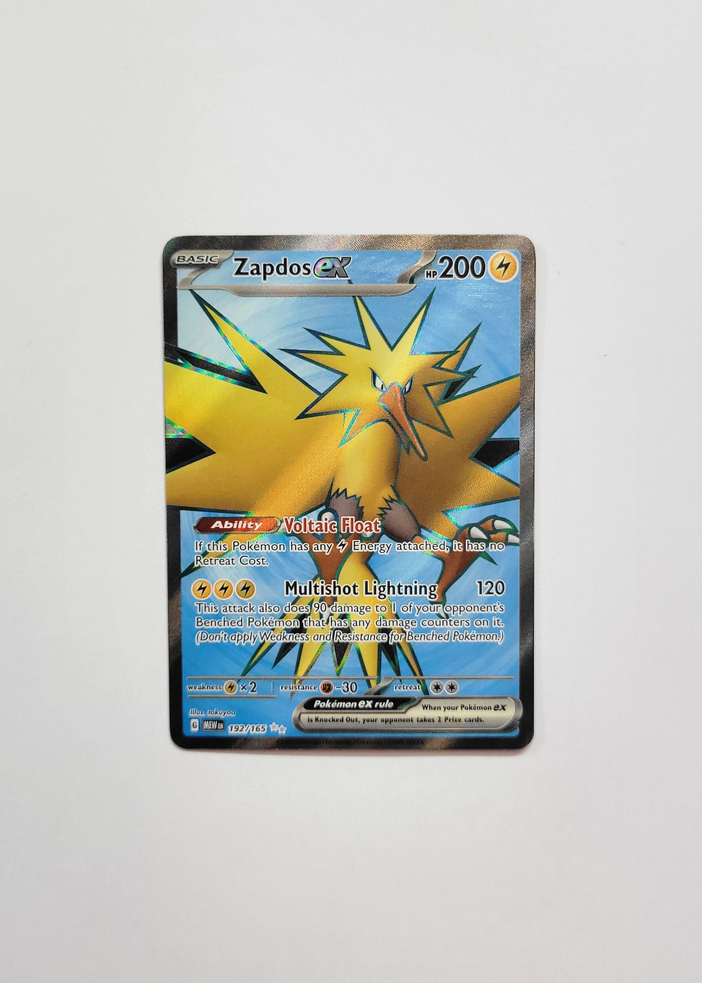 Zapdos ex 192/165 - 151