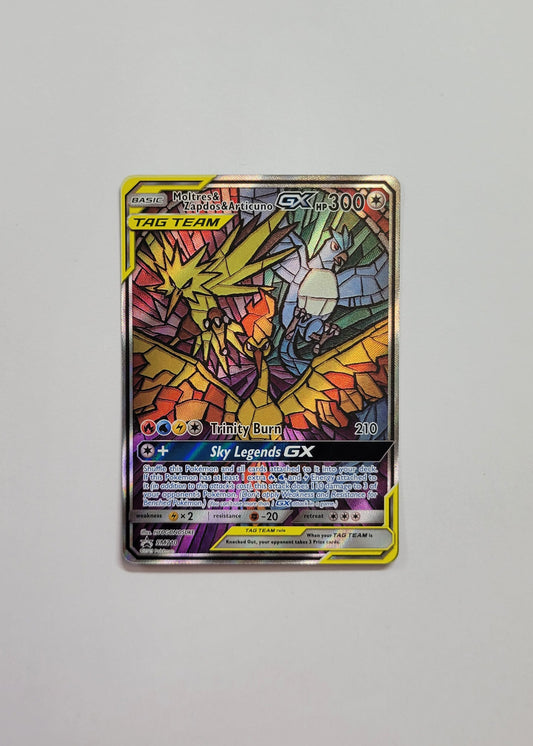 Moltres & Zapdos & Articuno GX SM210 - Black Star Promo