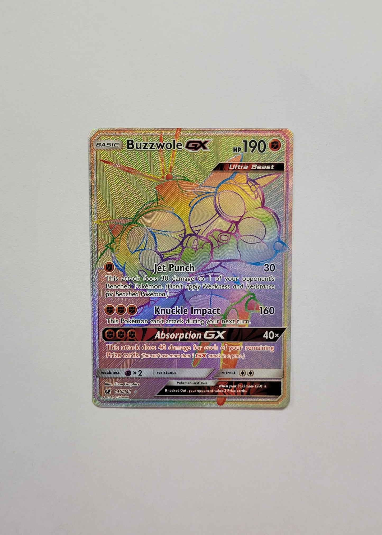 Buzzwole GX 115/111 - Crimson Invasion