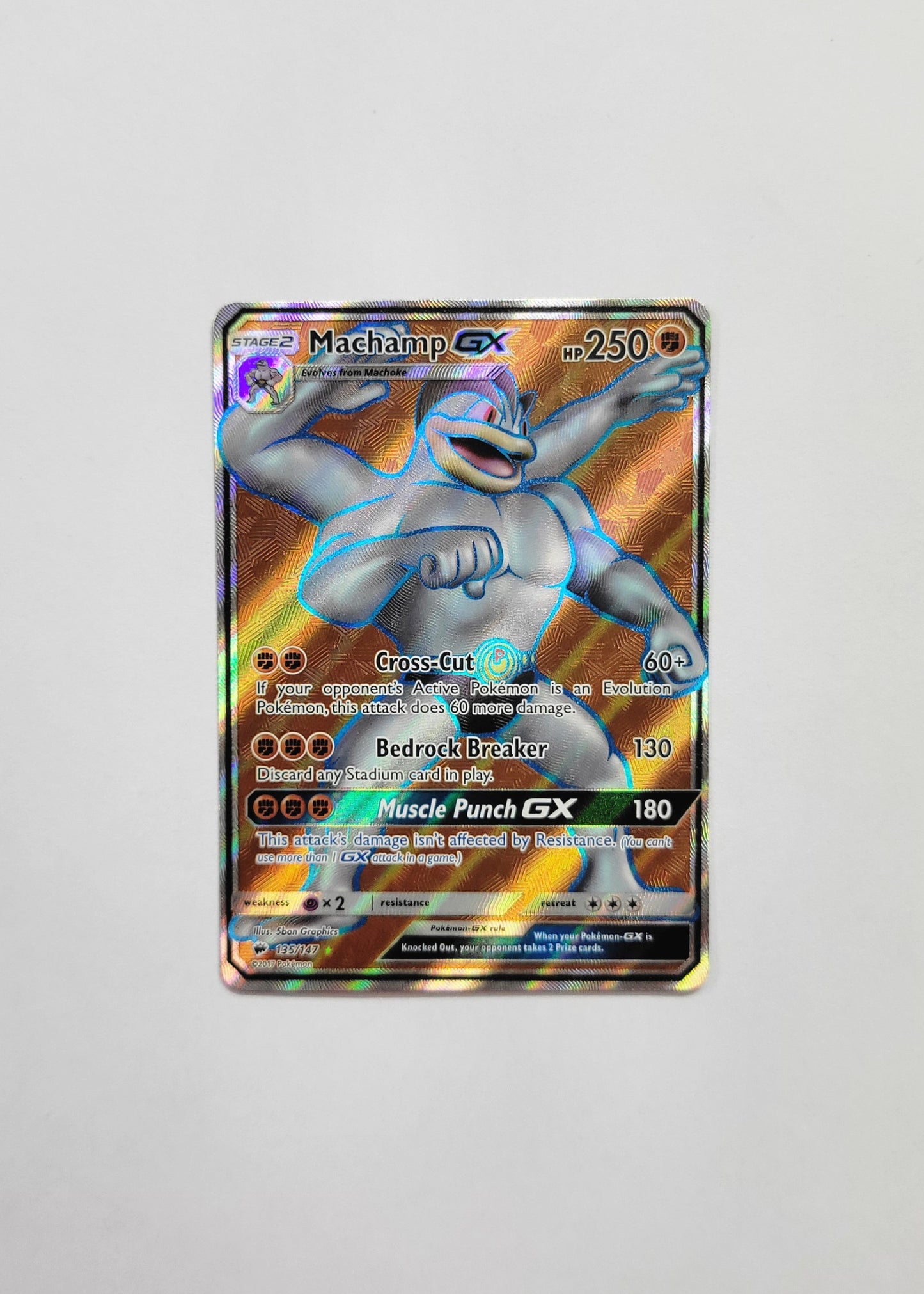 Machamp GX 135/147 - Burning Shadows