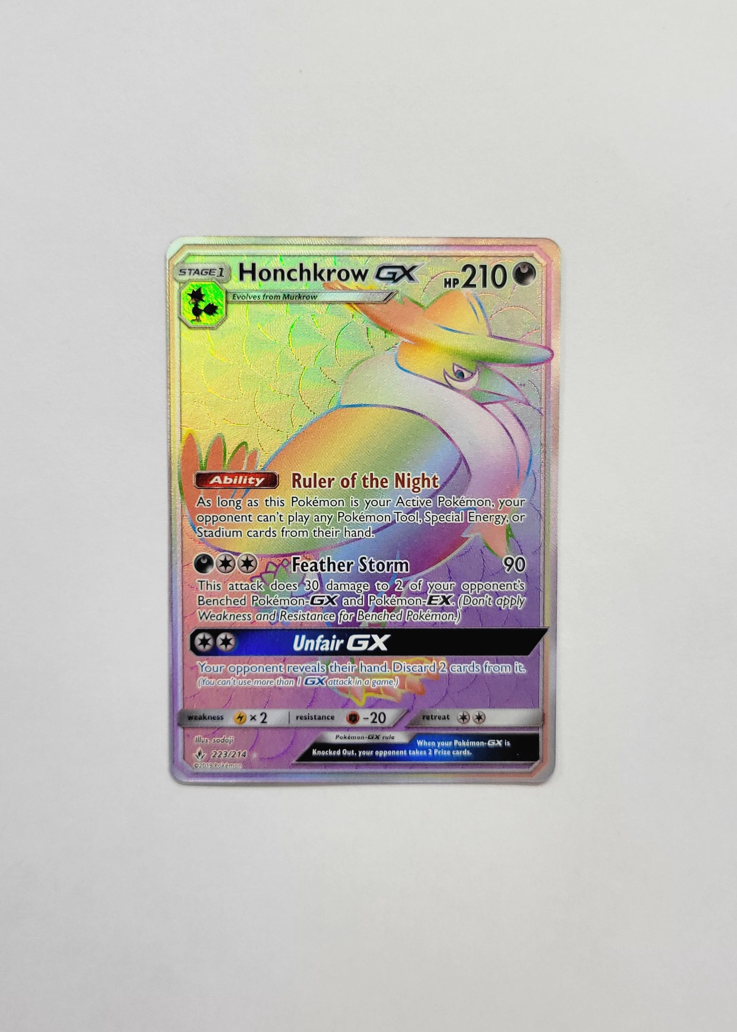 Honchkrow GX 223/214 - Unbroken Bonds