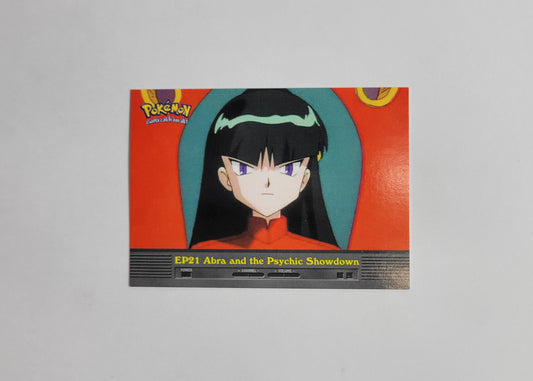 EP21 Abra and The Psychic Showdown - Topps TV Animation Edition