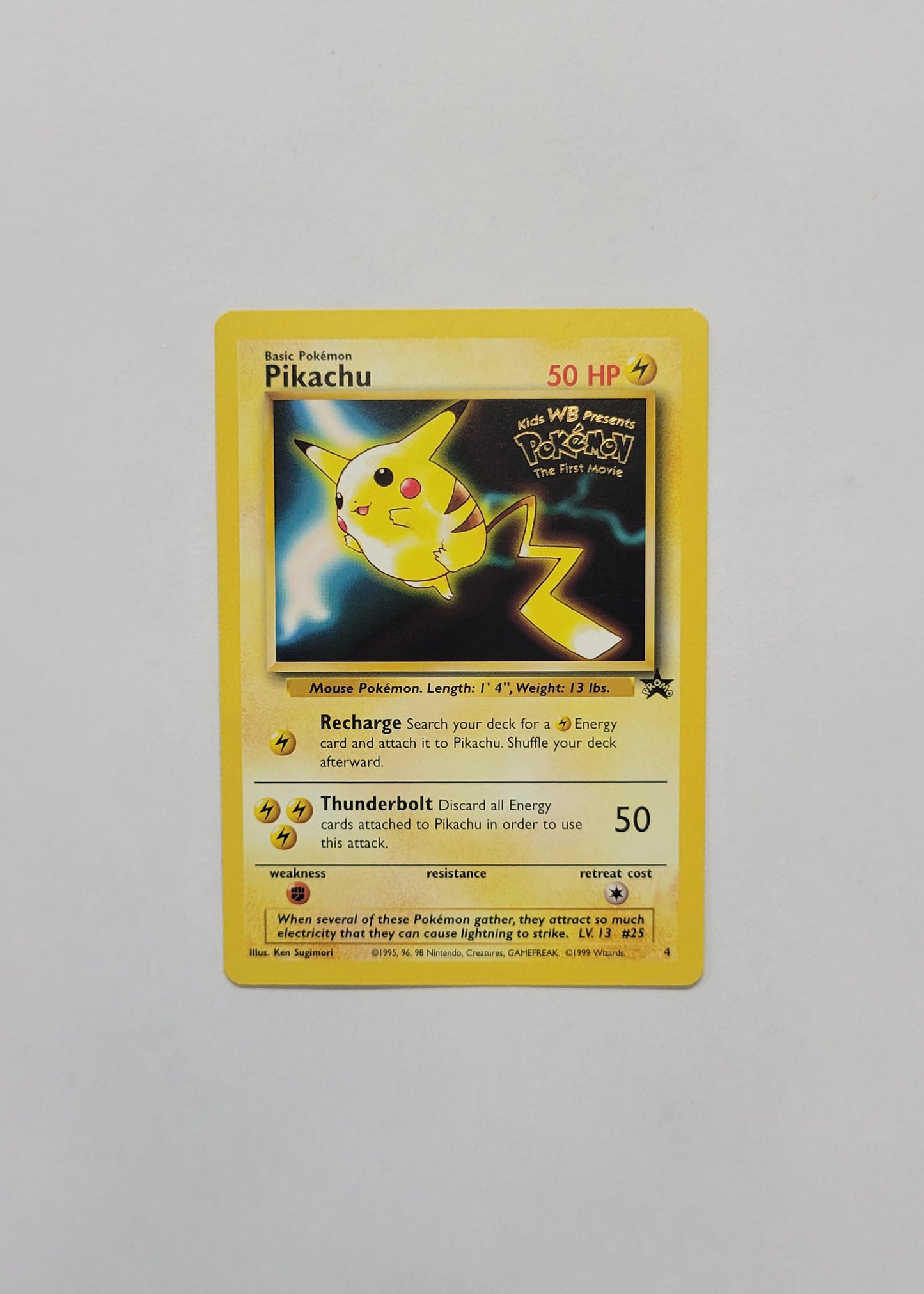 Pikachu 4 - Black Star Promo