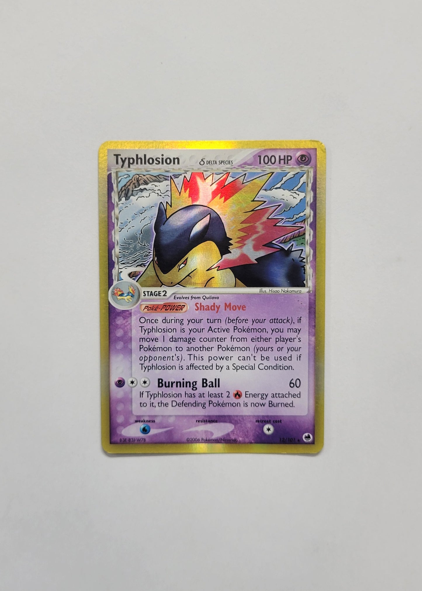 Typhlosion 12/101 (Holo) - EX Dragon Frontiers