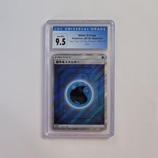 Water Energy 204/173 - Tag Team GX: Tag All Stars (Japanese) - CGC 9.5