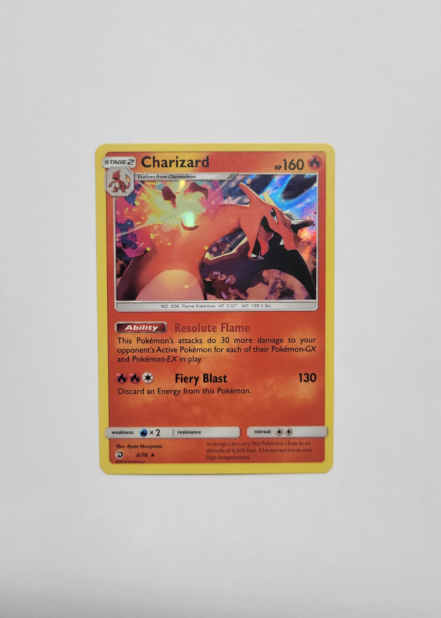 Charizard 3/70 (Holo) - Dragon Majesty