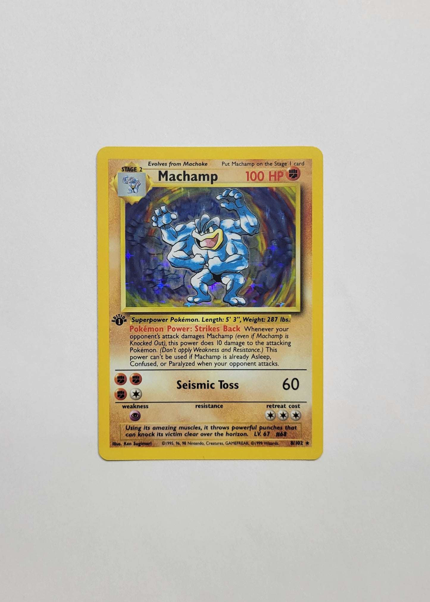 Machamp 8/102 (Holo) - Deck Exclusives (1st Edition)