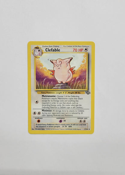 Clefable 17/64 (Non-Holo) - Jungle
